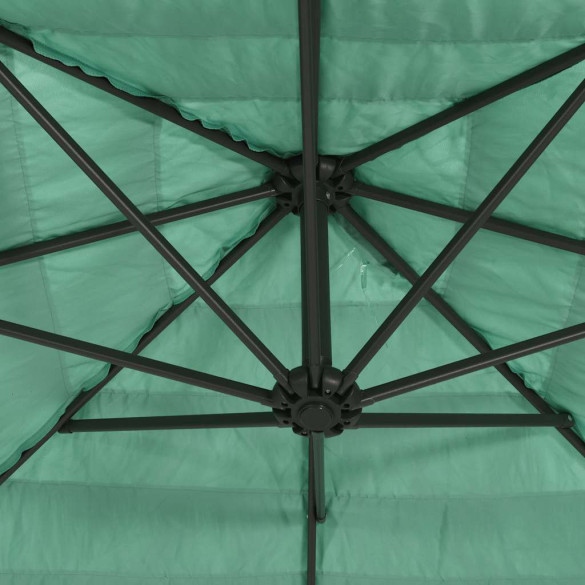 Umbrelă Soare Grădină Verde 268x268x226 cm - Oțel