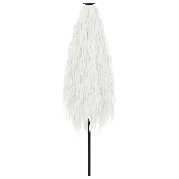 Umbrelă de grădină cu stâlp din oțel - Alb 288x288x225cm