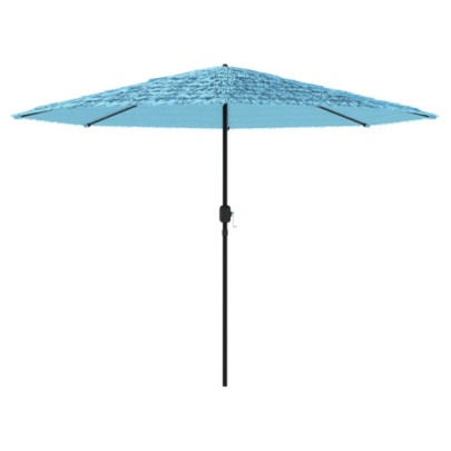 Umbrelă Soare Grădină cu Stâlp Oțel - Albastru 324x324cm
