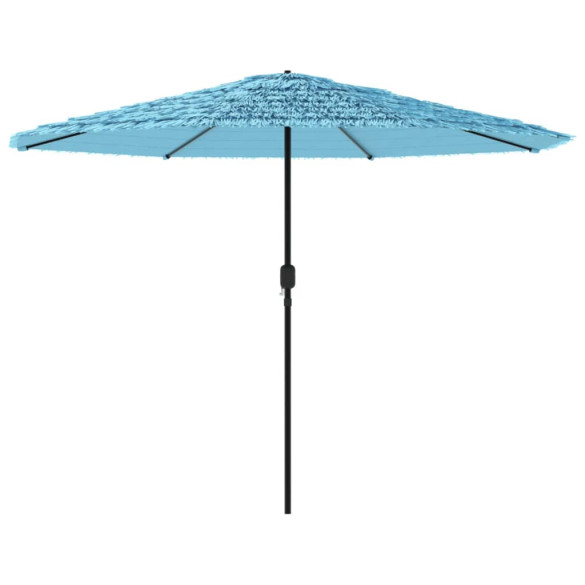 Umbrelă Soare Grădină cu Stâlp Oțel - Albastru 324x324cm