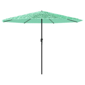 Umbrelă Soare Grădină Oțel Verde 324x324x247 cm 2