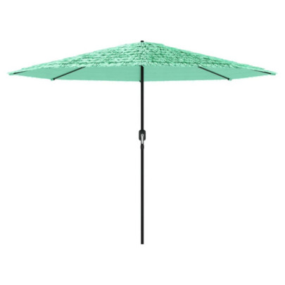 Umbrelă Soare Grădină Oțel Verde 324x324x247 cm