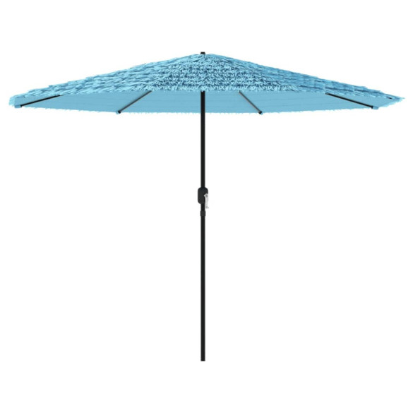 Umbrelă Soare Grădină Oțel Albastru 388x388x248cm Umbrelă Soare Grădină Oțel Albastru 388x388x248cm