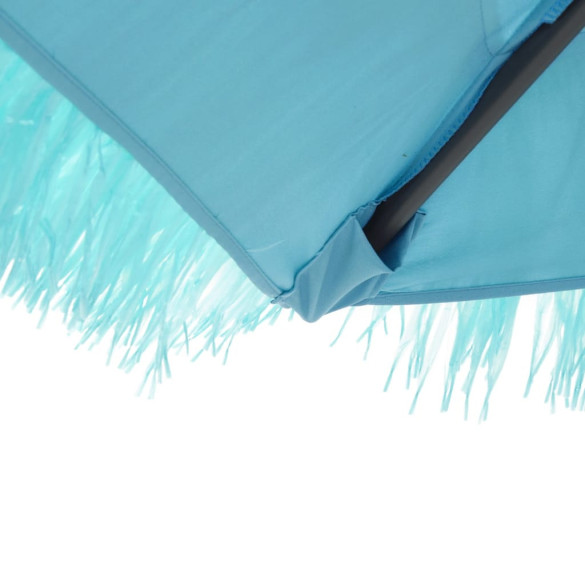 Umbrelă Soare Grădină Oțel Albastru 388x388x248cm Umbrelă Soare Grădină Oțel Albastru 388x388x248cm
