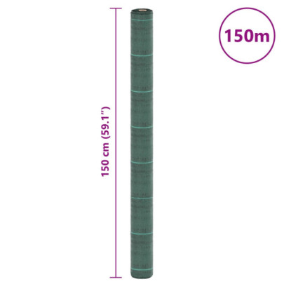 Membrană antiburuieni verde - 1,5x150 m - PP