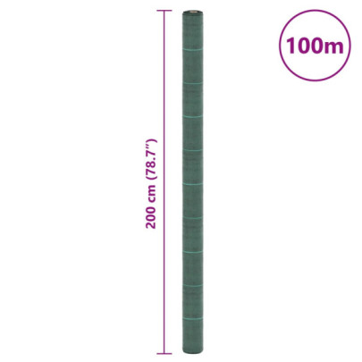 Membrană antiburuieni verde 2x100m PP - Livrare gratuită