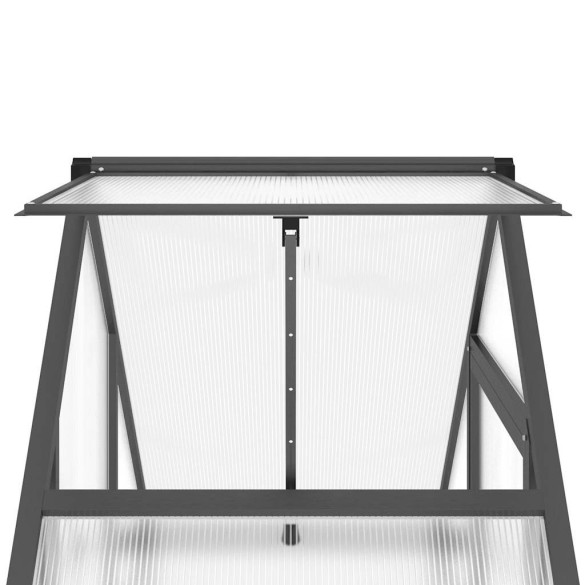 Seră aluminiu policarbonat - Protecție UV - Livrare gratuită Seră aluminiu policarbonat - Protecție UV - Livrare gratuită