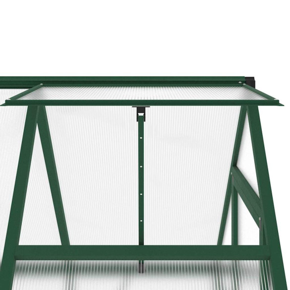 Sera Gradina - Verde, Aluminiu, Policarbonat - Livrare Gratuita Sera Gradina - Verde, Aluminiu, Policarbonat - Livrare Gratuita