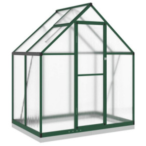 Sera de Gradină Verde, Aluminiu, 169x114x202 cm - Livrare Gratuită 2