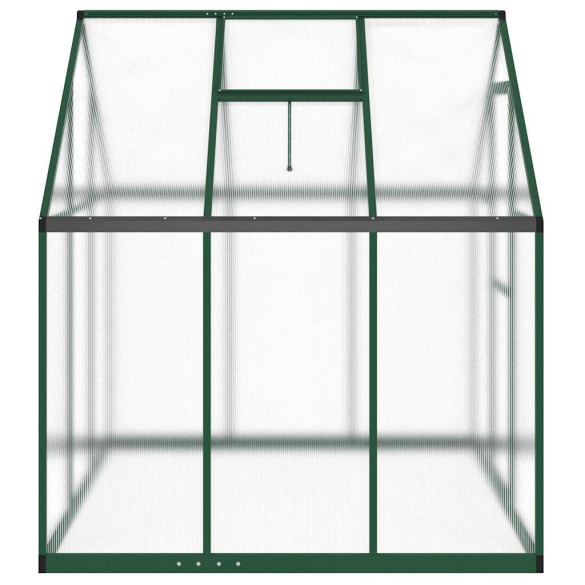 Seră de Grădină - Aluminiu, Verde, 169x169x195 cm Seră de Grădină - Aluminiu, Verde, 169x169x195 cm