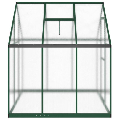 Seră de Grădină - Aluminiu, Verde, 169x169x195 cm