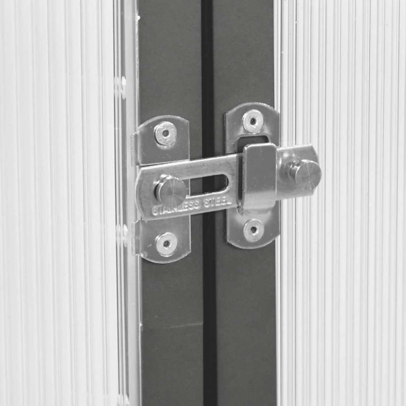 Sera de Gradină Antracit - Aluminiu cu Policarbonat Sera de Gradină Antracit - Aluminiu cu Policarbonat