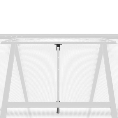 Seră grădină aluminiu policarbonat | Livrare gratuită