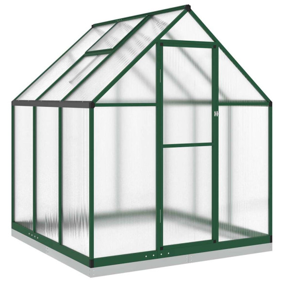 Seră de grădină - 169x169x202 cm - Verde - Aluminiu Seră de grădină - 169x169x202 cm - Verde - Aluminiu