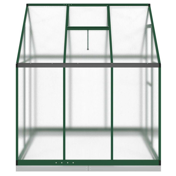 Seră de grădină - 169x169x202 cm - Verde - Aluminiu Seră de grădină - 169x169x202 cm - Verde - Aluminiu