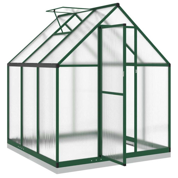 Seră de grădină - 169x169x202 cm - Verde - Aluminiu Seră de grădină - 169x169x202 cm - Verde - Aluminiu