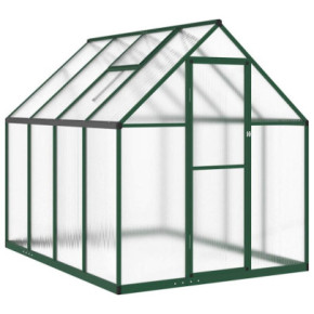 Seră de grădină - Verde, Aluminiu, Livrare Gratuită 2