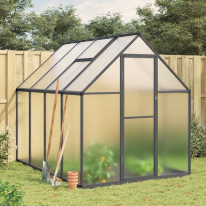 Sere cu cadru de bază - antracit - 224x169x195 cm - aluminiu