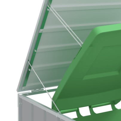 Depozitar Cos Gunoi Exterior cu Roti - Otel Rezistent