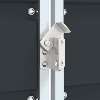 Depozit pubele cu roți duble antracit - 144x81x113 cm