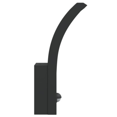 Lămpi LED Exterioare cu Senzor Mișcare | 2 bucăți Negru