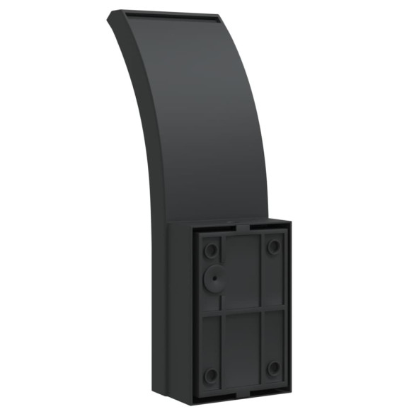 Lămpi LED Exterioare cu Senzor Mișcare | 2 bucăți Negru