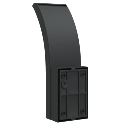 Lămpi LED Exterioare cu Senzor Mișcare | 2 bucăți Negru