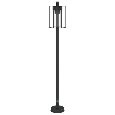 Lămpi Podea Exterior Negru Oțel Inoxidabil | Set 3 Bucăți