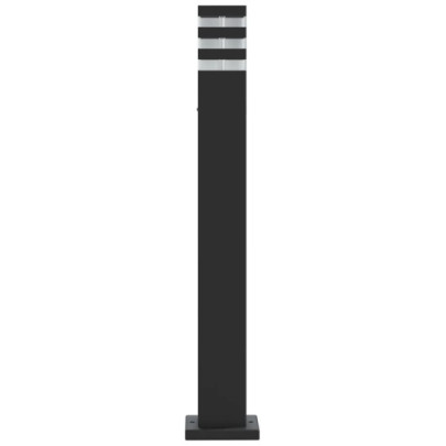 Set 3 Lămpi Podea Exterior Negru | Aluminiu IP44 | Livrare Gratuită