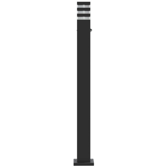 Lampă Exterior cu Senzor Mișcare - 110 cm, Negru, Aluminiu Lampă Exterior cu Senzor Mișcare - 110 cm, Negru, Aluminiu