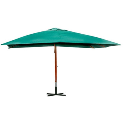 Umbrelă suspendată 300x400 cm verde - Livrare gratuită