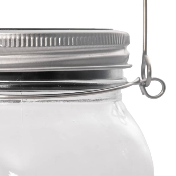 Lămpi Solare Exterior din Sticlă - 12 buc - Alb Cald | Livrare Gratuită