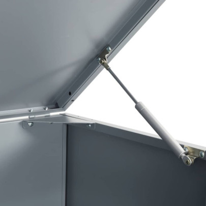 Cabinet Pubelă Rotele Gri | Depozitare Gunoi Exterior