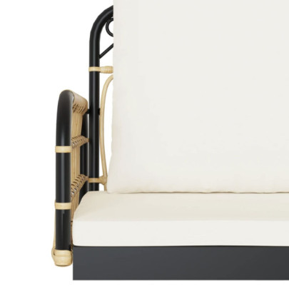 Bancă Balansoar cu Perne pentru Grădină - Poliratan