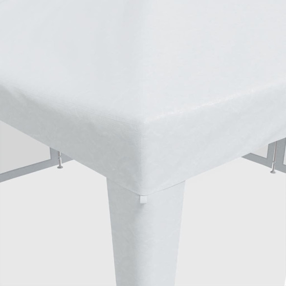 Cort de Petrecere cu 4 Pereți Plasă - 4x4m - Alb - HDPE