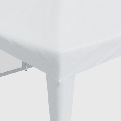 Cort Petrecere 12 Pereți Mesh Alb 8x4m HDPE | Livrare Gratuită