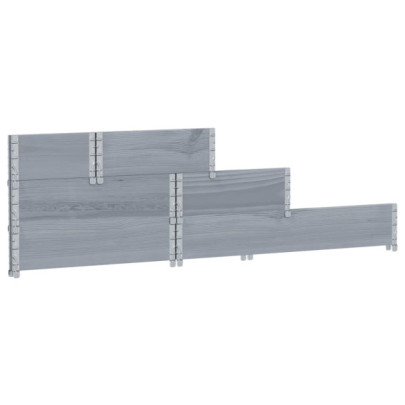 Strat înălțat 3 niveluri - Lemn masiv pin - Livrare gratuită