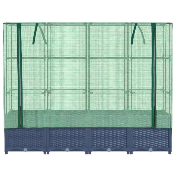 Strat Înălțat cu Seră Ratan - Livrare Gratuită