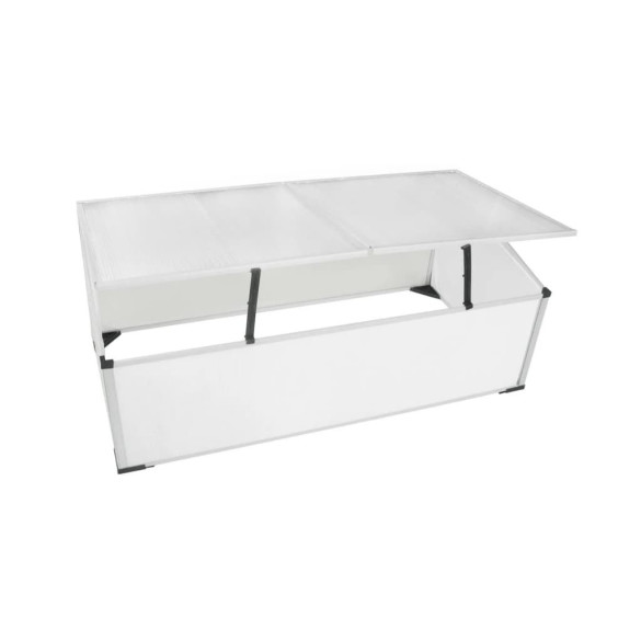 Miniseră cu capac policarbonat 110x41x55 cm - Livrare gratuită Miniseră cu capac policarbonat 110x41x55 cm - Livrare gratuită