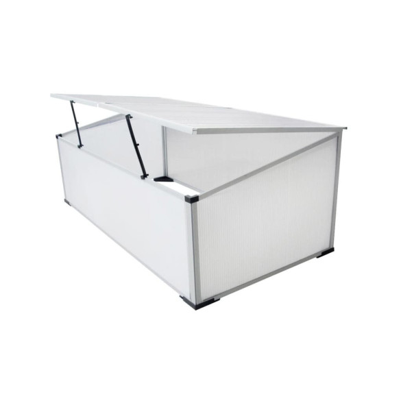 Miniseră cu capac policarbonat 110x41x55 cm - Livrare gratuită Miniseră cu capac policarbonat 110x41x55 cm - Livrare gratuită
