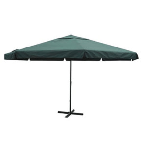 Umbrelă Samos 500cm - Verde - Aluminiu - Livrare Gratuită