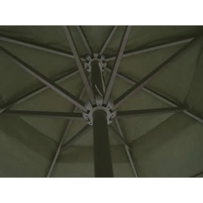 Umbrelă Samos 500cm - Verde - Aluminiu - Livrare Gratuită