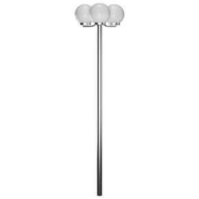 Lampă Grădină 3 Leduri | Stâlp Oțel Inoxidabil | Livrare Gratuită