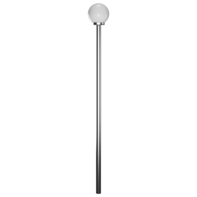 Lampă Grădină Stâlp 220cm 2 Lămpi | Iluminat Exterior Alb