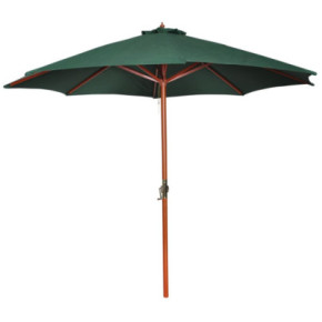 Umbrelă de Soare Verde 258 cm - Livrare Gratuită