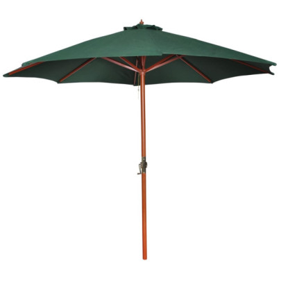 Umbrelă de Soare Verde 258 cm - Livrare Gratuită