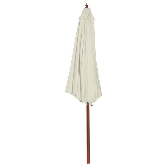 Umbrelă de Soare 300x258 cm - Alb Nisipiu - Livrare Gratuită