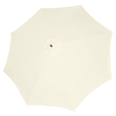 Umbrelă de Soare 300x258 cm - Alb Nisipiu - Livrare Gratuită