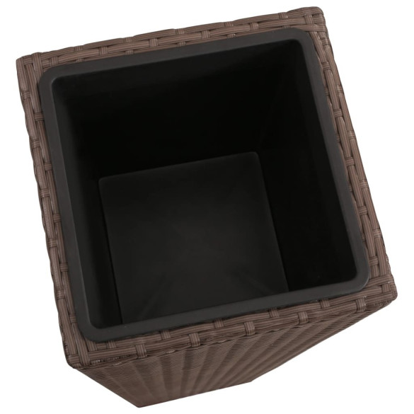 Set 3 Straturi Înălțate Grădină - Ratan Polietilenă