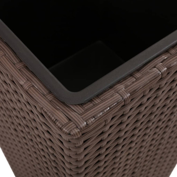 Set 3 Straturi Înălțate Grădină - Ratan Polietilenă